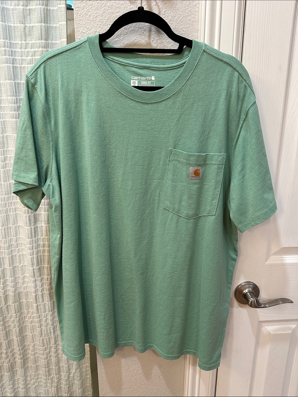 Carhartt Short-Sleeve Pocket Tee in Mint
